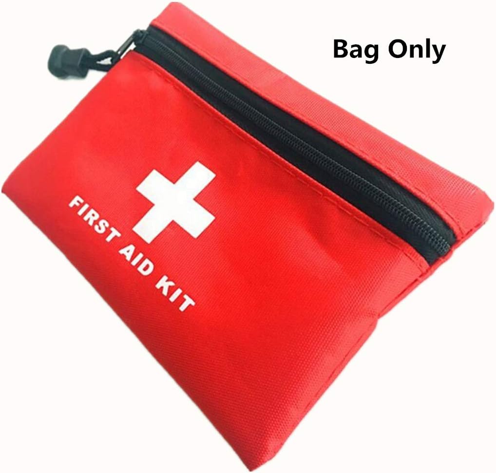 PAXLee Red First Aid Bag Empty First Aid Pouch Small Mini