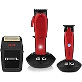 StyleCraft Rebel Hair Clipper, Trimmer & Shaver Combo Set Professional Modular Cordless - Holiday Gift Bundle Deal