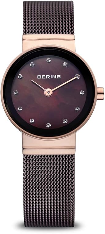 BERING Reloj Analógico para Mujer de Cuarzo con Correa en Acero Inoxidable