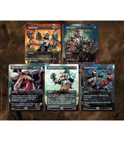 Amazon.com: MTG Secret Lair: Secret Lair x Marvel's Black