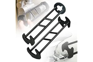 2Pcs Multifunctional Sink Wrench, Four-jaw Hex Wrench, Adjustable Basin Faucet Wrench & Plumbing Tool for Tight Spaces, Fauce