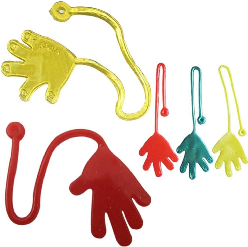 OSYARD 5Pcs Kids Sticky Hands Palm Party Favor Toys Novelties Prizes Birthday Gift (Random)