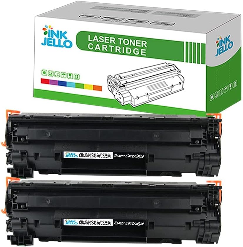 InkJello CB436A Black Toner Cartridge 2pk for HP LaserJet M1120 M1522 P1505