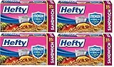 Hefty One Zip Sandwich Bags, 140 Count Total [4-35 ct Boxes]