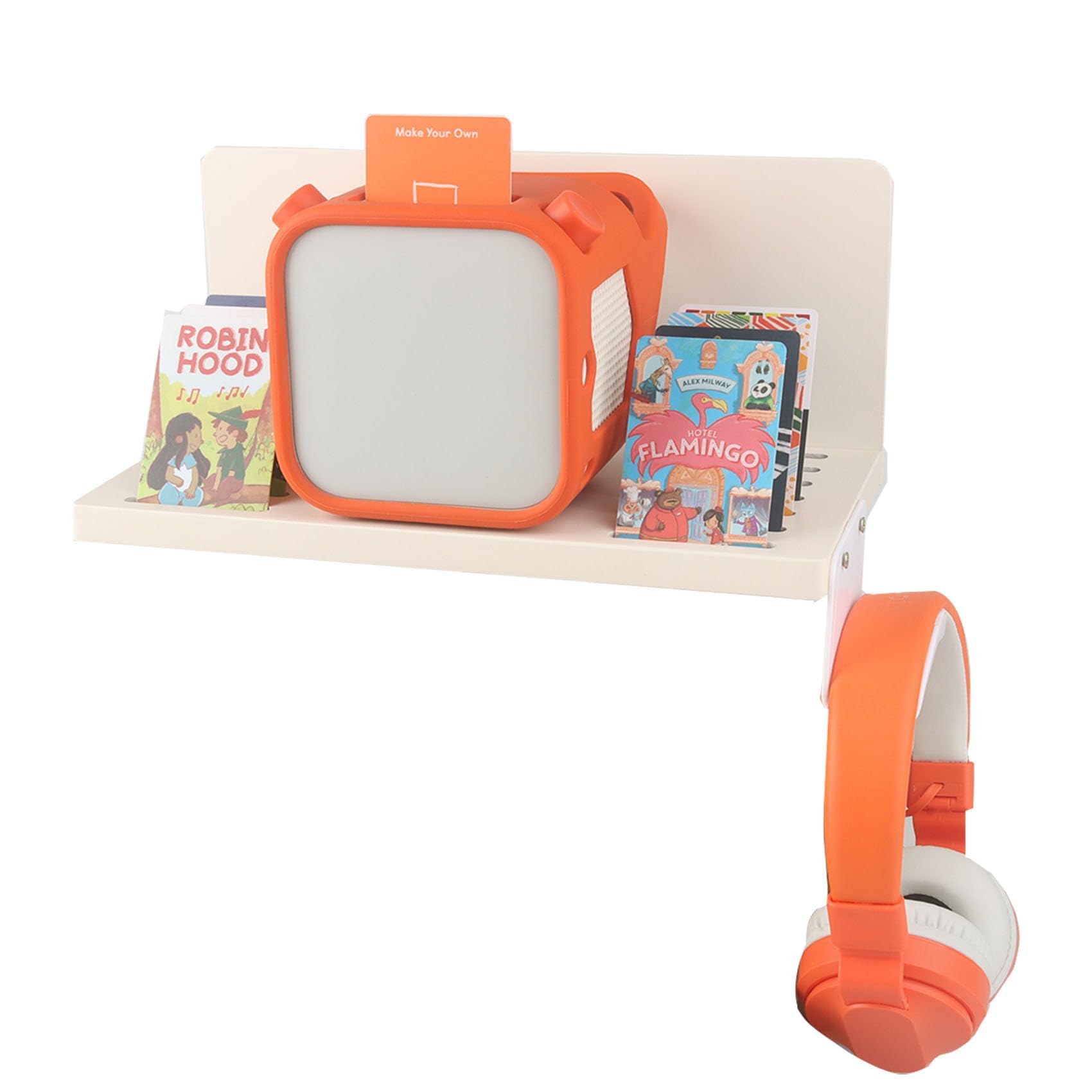 Photo 1 of RZYLKA Card Holder Compatible with YOTO Player and YOTO Cards, Music Player for Kids YOTO Stories Music Cards Storage Accessory with 8 Card Slots (for Yoto Player Wall Mount)