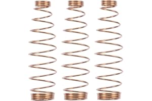 Cabilock 90pcs Upright Piano Repair Springs Brass Coil Piano Tuning Spiral Springs Set