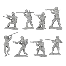 BMC CTS WW2 US Infantry Plastic Army Men - 33pc