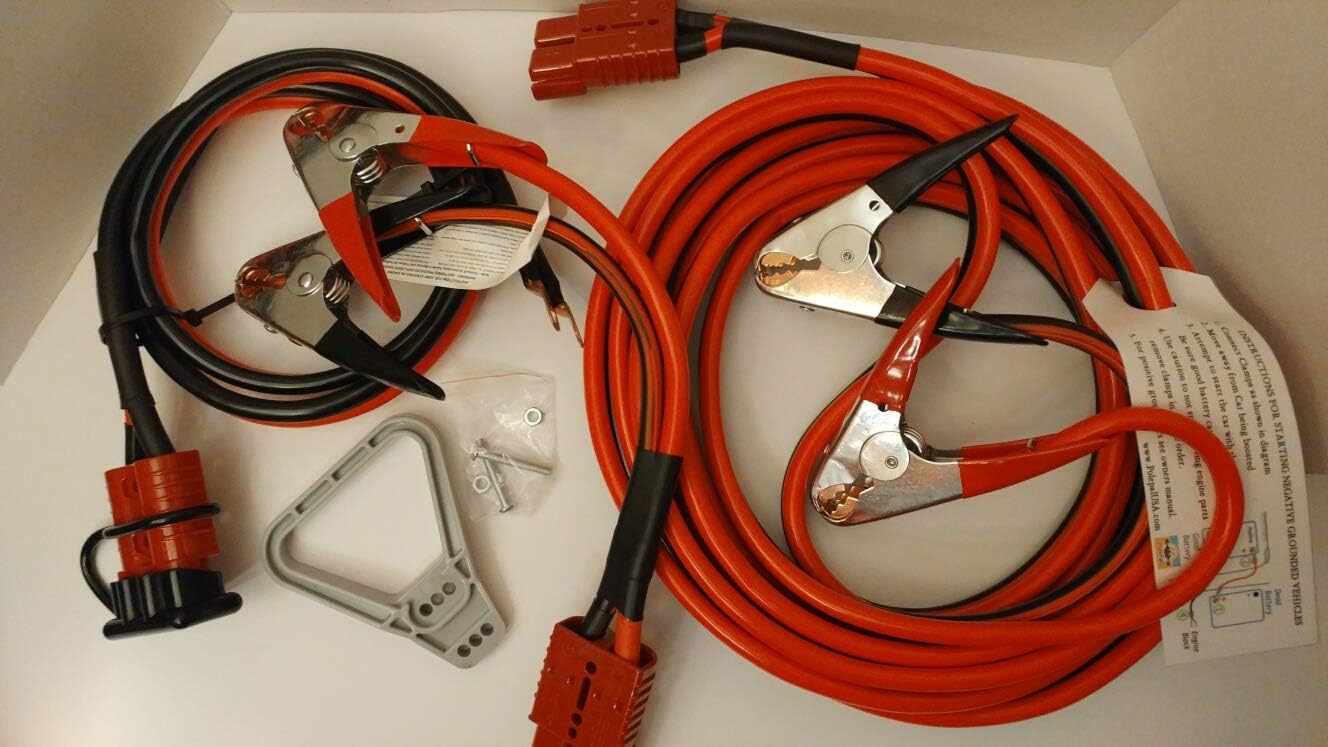 Jumper cables with quick connect