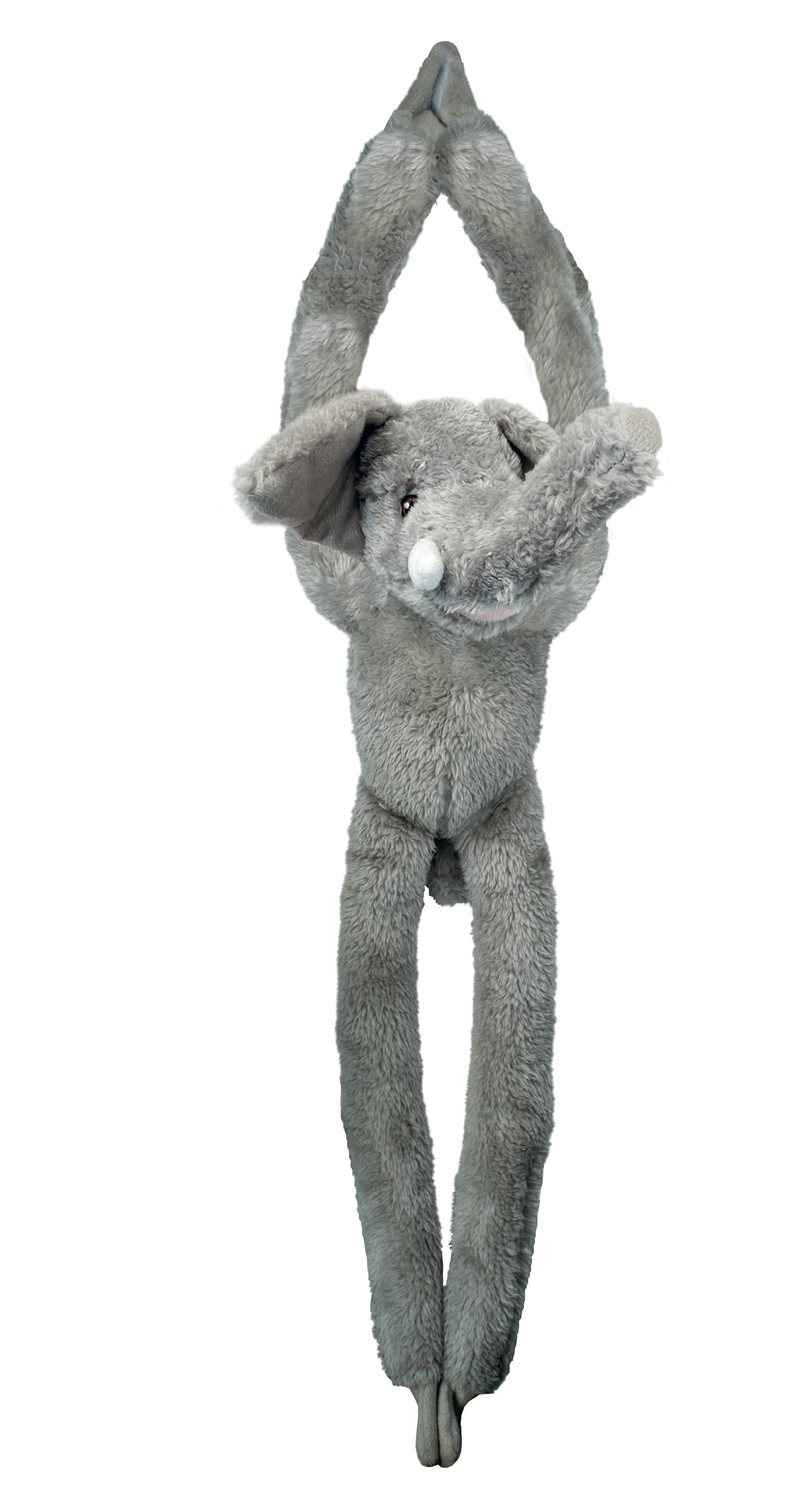 Deluxebase EcoBuddiez Tree Huggers - Elephant from 72cm Hanging Soft Toy made from Recycled Plastic Bottles. Eco-friendly soft and cuddly plush toy and perfect cuddly gift for kids.