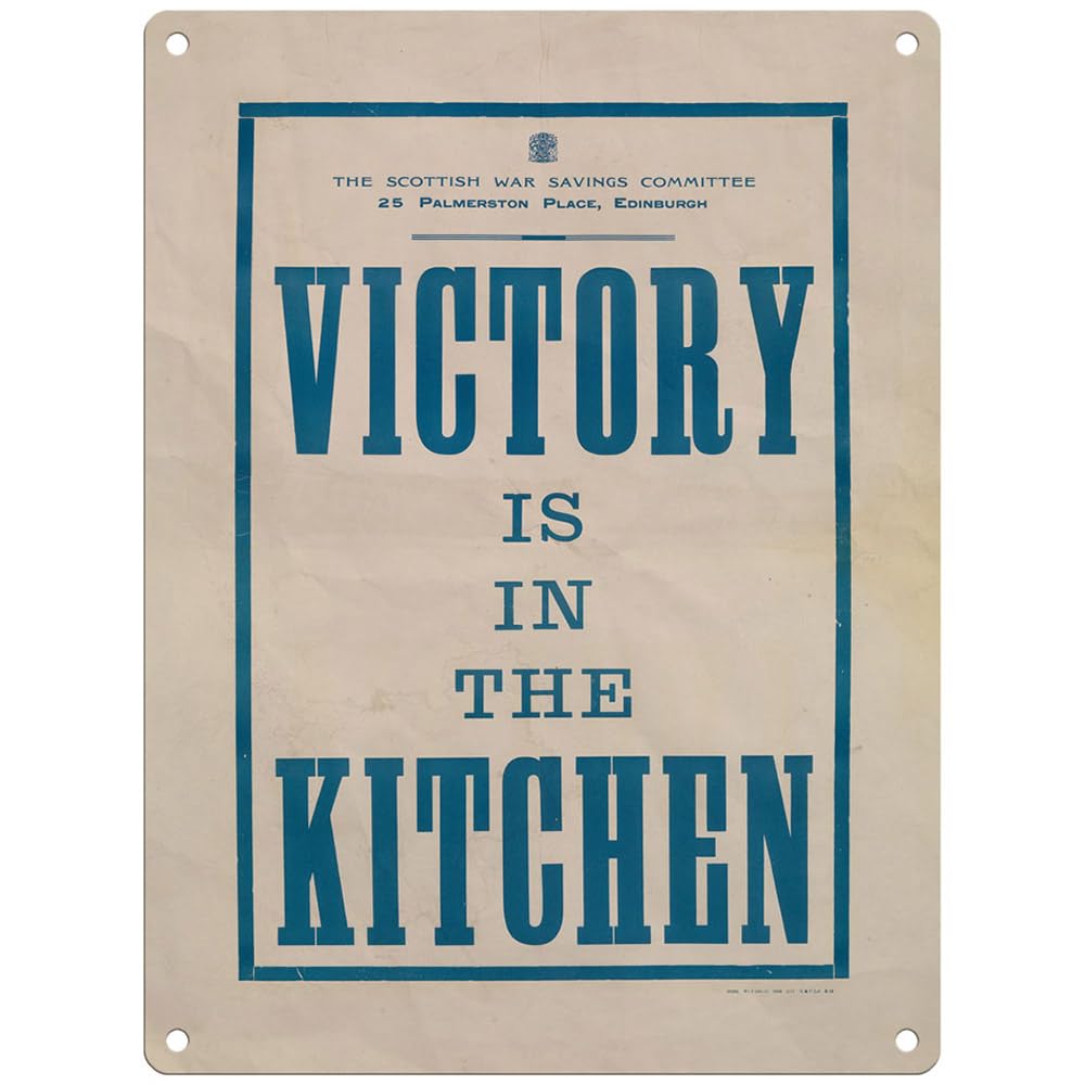 Metal Sign - Official Imperial War Museum (Victory is in the Kitchen, 15 x 20 cm)