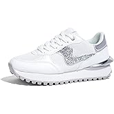 LUCKY STEP Women's Platform Fashion Sneakers Tennis Retro Walking Casual Trainers Stylish Durable Deluxe Skate Running Shoes