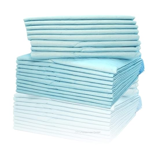 Inkontinenzunterlagen 40 x 60cm Einmalunterlagen Wickelunterlagen Tierunterlagen 6-lagige saugstarke Einmal-Krankenunterlage 