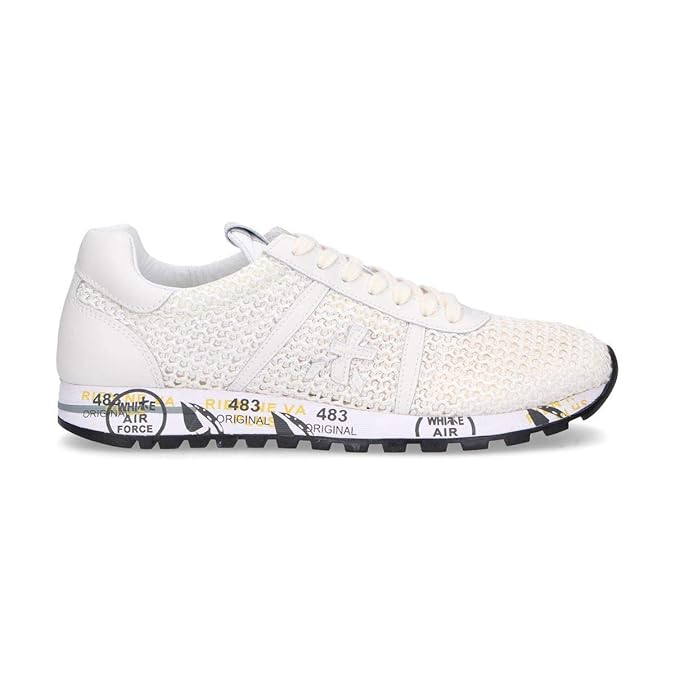 PREMIATA Damen LUCY3666 Beige Stoff Sneakers