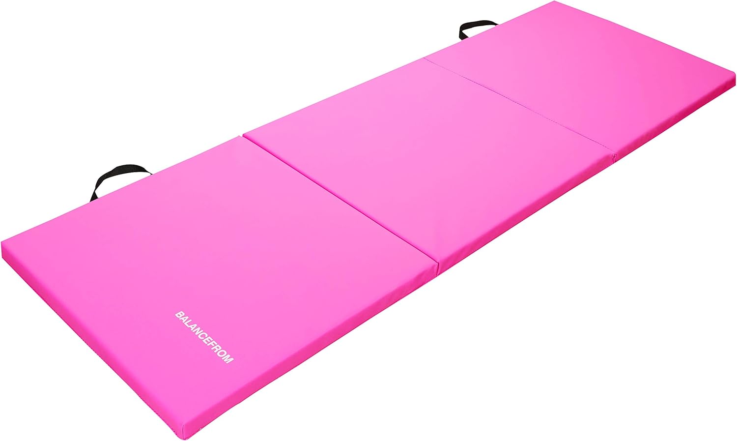 BalanceFrom 1.5" Thick Tri-Fold Folding Exercise Mat with Carrying Handles for MMA, Gymnastics and Home Gym Protective Flooring (Purple) : Sports & Outdoors