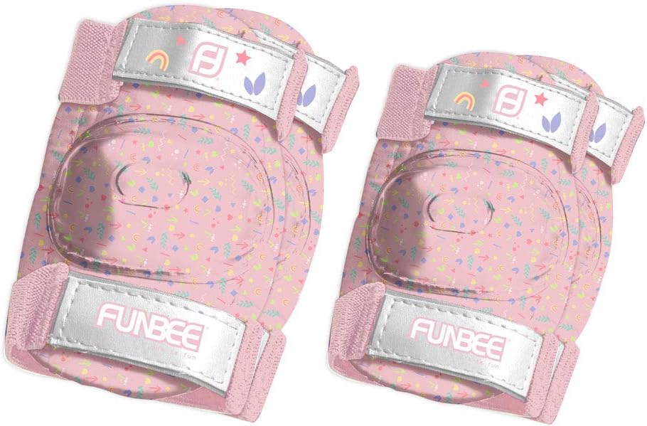 Funbee DARP-OFUN35 Pink/Purple Girl's Kid's Activities Wrist Guards/Elbow and Knee Pads Protection Set (X-Small/Small) - Image 4