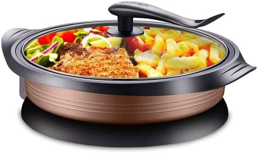 Frying Pan, Electric Cooker Electric Hot Pot Electric Barbecue Electric Baking Pan，NonStick