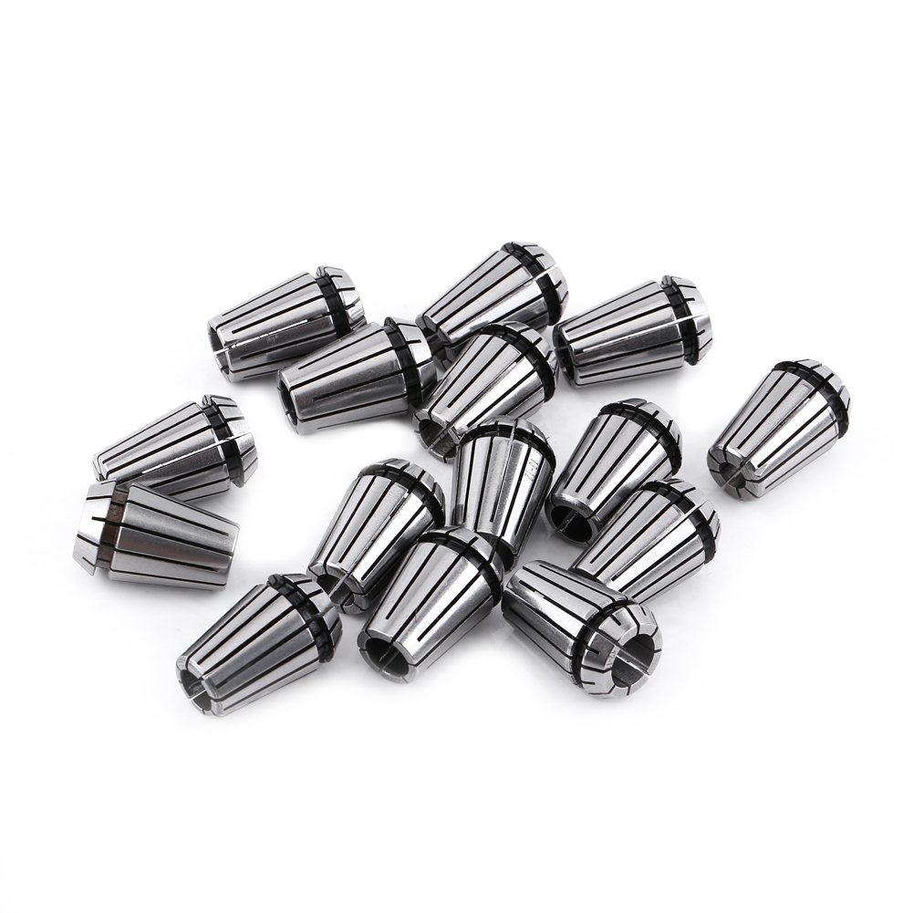 15Pcs ER20 Spring Collet Set for Cnc Engraving Machine And Milling Machine Cnc Engraving Machine & Milling Lathe Tools