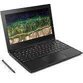 Lenovo 500e Chromebook 2-in-1 laptop, 11.6in HD TOUCH, Intel Celeron N3450, 4 GB RAM, 32GB eMMC Drive, Webcam, Chrome OS (Renewed)
