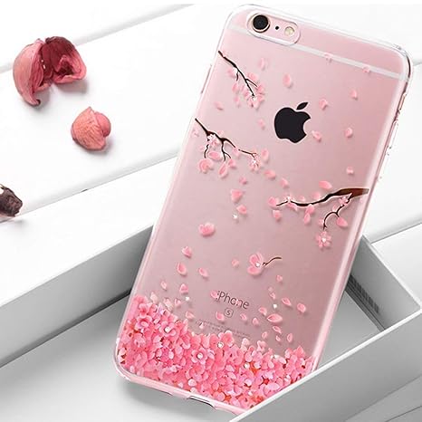 Surakey Kompatibel mit iPhone SE Hülle,iPhone 5S Hülle,iPhone SE Hülle Glitzer,Crystal Case Hülle Silikon Schutzhülle Durchsi