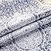 DriftAway Adrianne Damask and Floral Pattern Window Curtain Valance 52 Inch by 18 Inch Plus 2 Inch Header Yellow and Gray