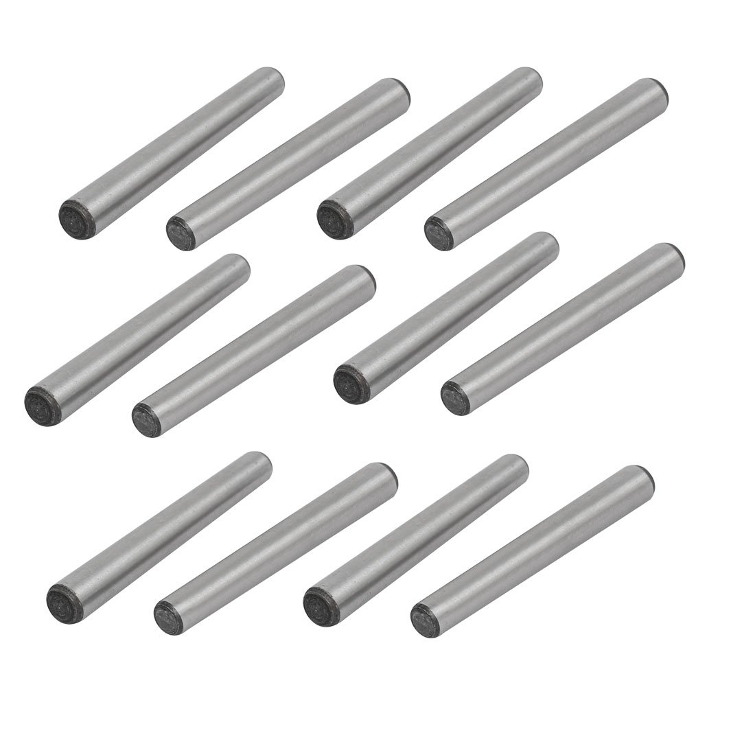 Sourcingmap Carbon Steel GB117 45mm Length 5mm Small End Diameter Taper Pin 12pcs