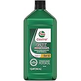 Castrol GTX High Mileage 5W-30 Synthetic Blend Motor Oil, 1 Quart, Pack of 6