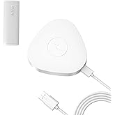 Rounkin Wireless Charger Compatible with Sonos Roam Gen 2nd/1st, Magnetic Charging Base, Power up Charging Dock for Portable Bluetooth Speaker for Sonos Roam SL(White)