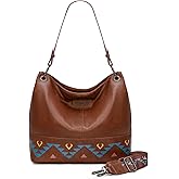 Wrangler Hobo Bags for Women Vegan Leather Top Handle Shoulder Purses and Handbags
