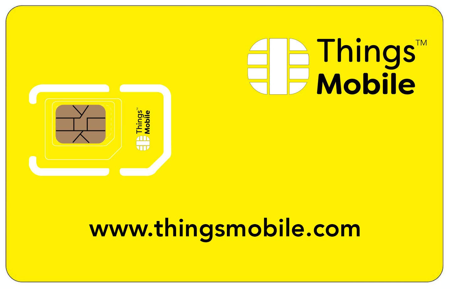 DATA SIM CARD WITHOUT ACTIVATION COSTS - Things Mobile - With Global Coverage And Multi-Operator GSM/2G/3G/4G Network, No Fixed Costs, No Expiration Date And Competitive Rates. €10 Credit Included