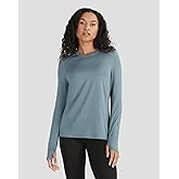 Terramar Women's Ventilator Performance Series Light Weight Long Sleeve Shirt with 4-Way Stretch
