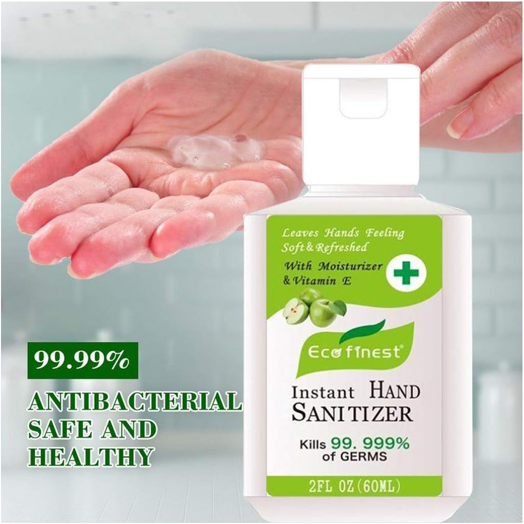 1PC 60ML Disposable Hand Sanitizer - Hand Cream, Free Foaming Hand Sanitizer Pump No Rinse, Safe & Health Hand Soap Gel (B)
