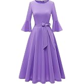HomRain Women's Church Dresses Cocktail Tea Party Vintage Evening Dress