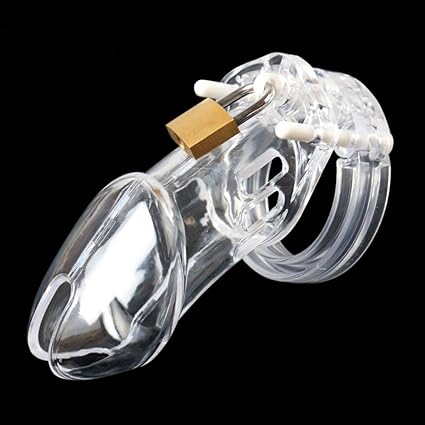 Transparent Toy Your Boy Can T Free From This Sturdy Setting With Plastic D E V Ices Ch A S Tǐty Short L ǒ C K M ǎ L E Clear M E N C A G E Clear Long Amazon Ca Health Personal Care