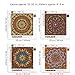 HaiMay 4 Pack DIY 5D Diamond Painting Kits 6.6 Yards Yellow Rooster Feathers Fringe Trim Sewing Feather Trim Ribbon