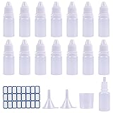 DHAIQC 15 Pcs 15ML Plastic Dropper Bottle, Plastic
