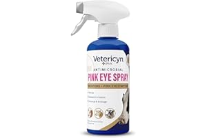 Vetericyn Plus Livestock Pink Eye Spray | Conjunctivitis Relief for Animals, Safe and Non-Toxic Formula to Relieve Redness, Irritation, and Discharge. 16 Ounces