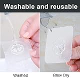 Pubiao Self Adhesive Hooks 24 Pack Heavy Duty Traceless Wall Hangers view 3