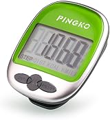 Pingko Walking Pedometer Steps Distance Calories Green Brand New view 3