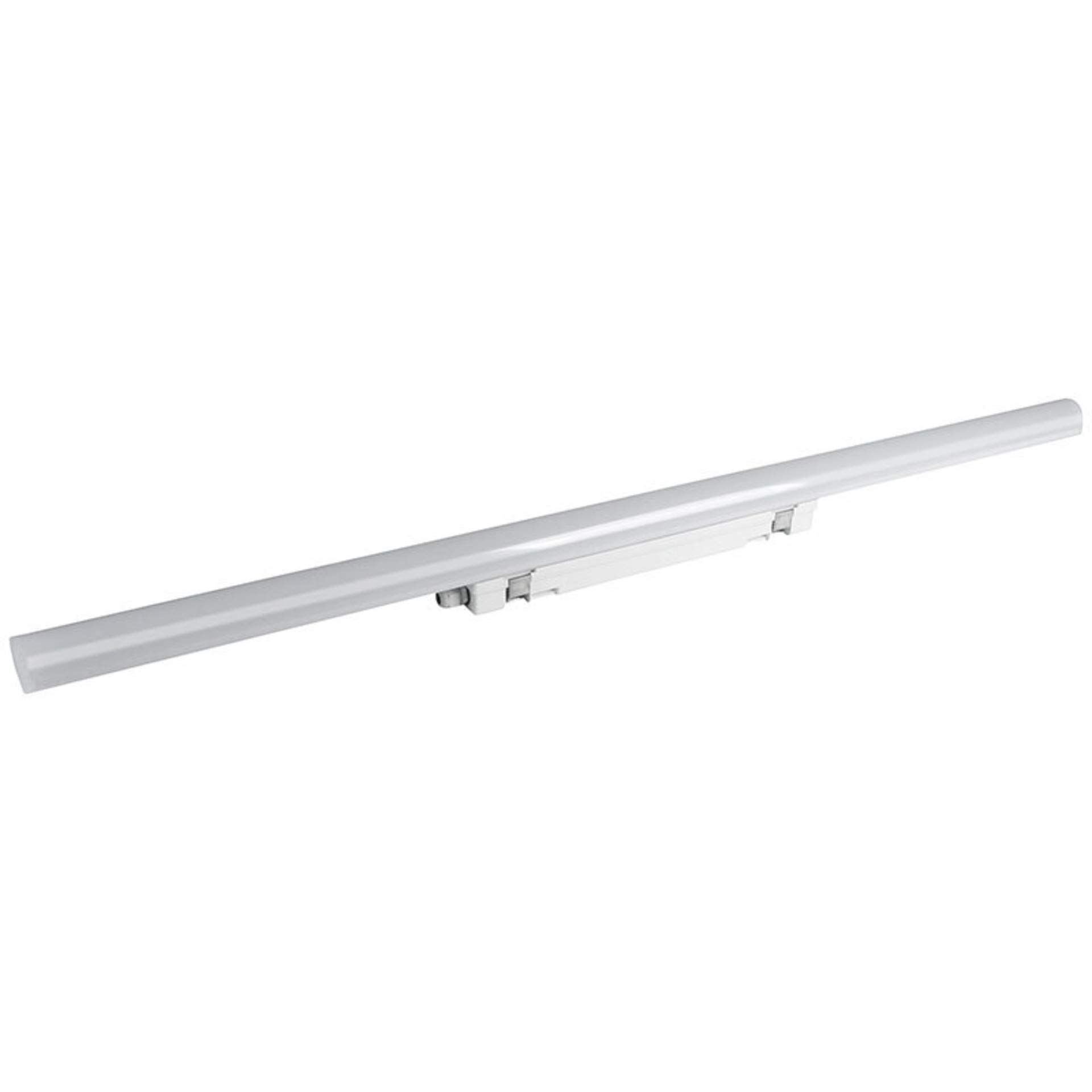 Müller-Licht Aquafix IP65 Wet Room Light, 3800 lm, 4000 K, Through Wiring, Central Power Connection, 40 W, White, 120 cm