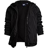 Reebok Womens Windbreaker Jacket - Water and Wind Resistant Midweight Cozy Sherpa Fleece Insulated Softshell Jacket for Women