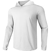 GEMYSE Sun Shirt UPF 50+ Men's Fishing Long Sleeve UV Protection Hoodie Hiking Rash Guard Athletic Running