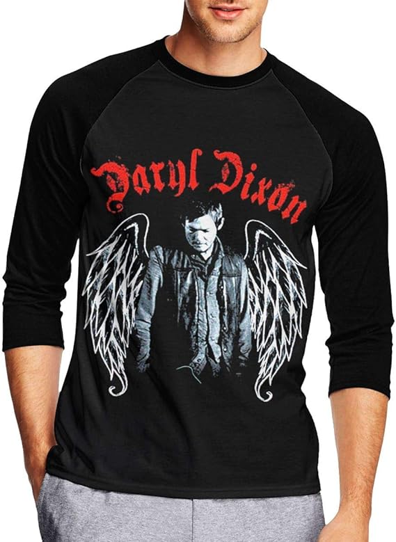 Amazon Co Jp ダリル ディクソン ウォーキング デッド メンズ Tシャツ 七分袖 快適 トップス カジュアル 春 秋 かっこいい 服 ファッション小物