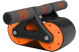 Oileus AB Roller Wheel for Abdominal Exercise, Core Workout Equipment with Automatic Rebound Assistance and Resistance Springs with Ergonomic Handle Sold