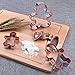 FASAKA 3pcs Gingerbread Man Cookie Cutters Set Gingerbread Boy Shape Mould with Red Environmental PVC