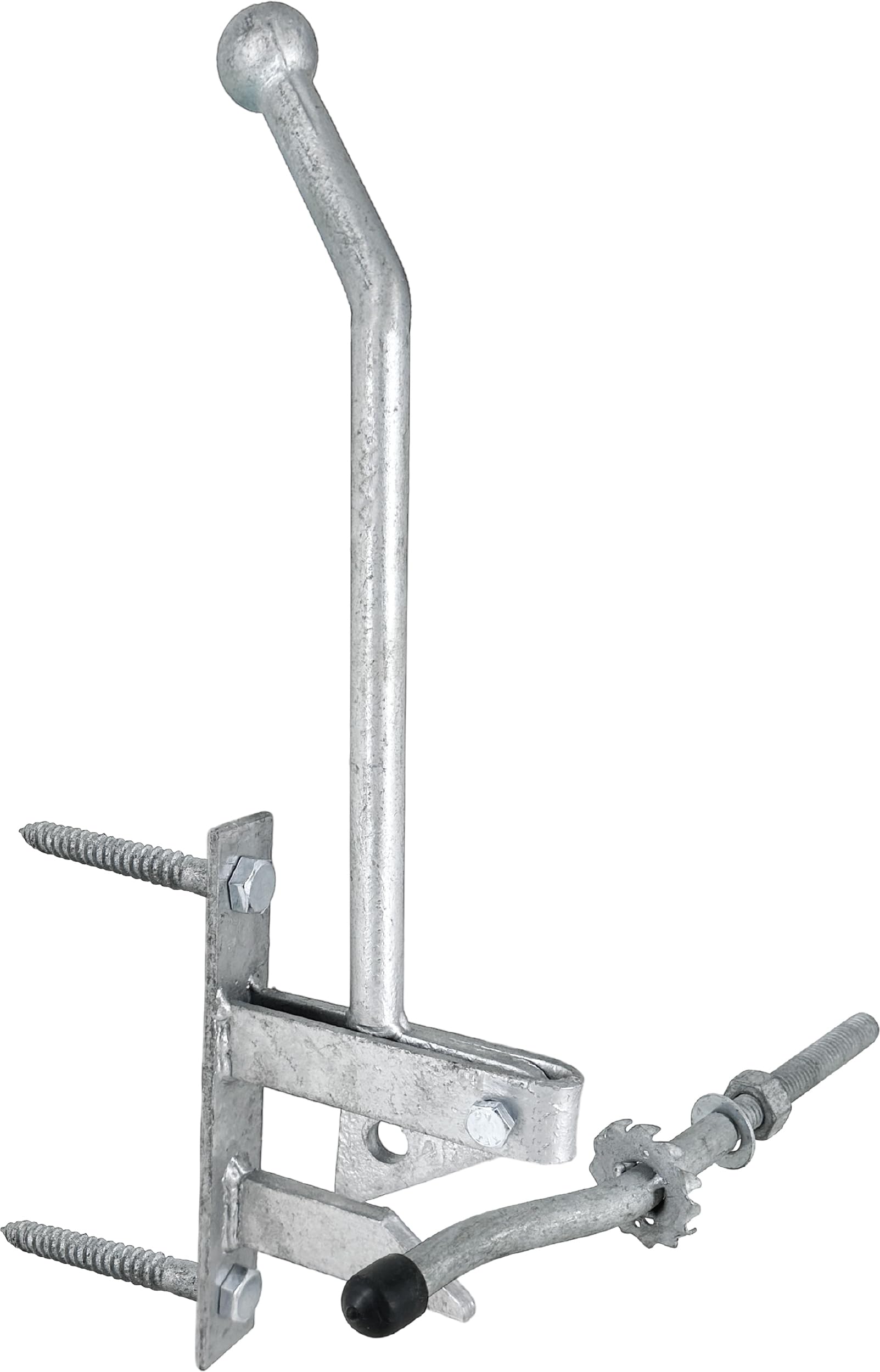IRONTITE® Hunting Type Self Locking Gate Latch Heavy Duty. Galvanised Hunt Gate Latch for Wooden Gates with Striker, Heavy Duty Field Gate Latch, Hot Dipped Galvanised Gate Latch Lock.