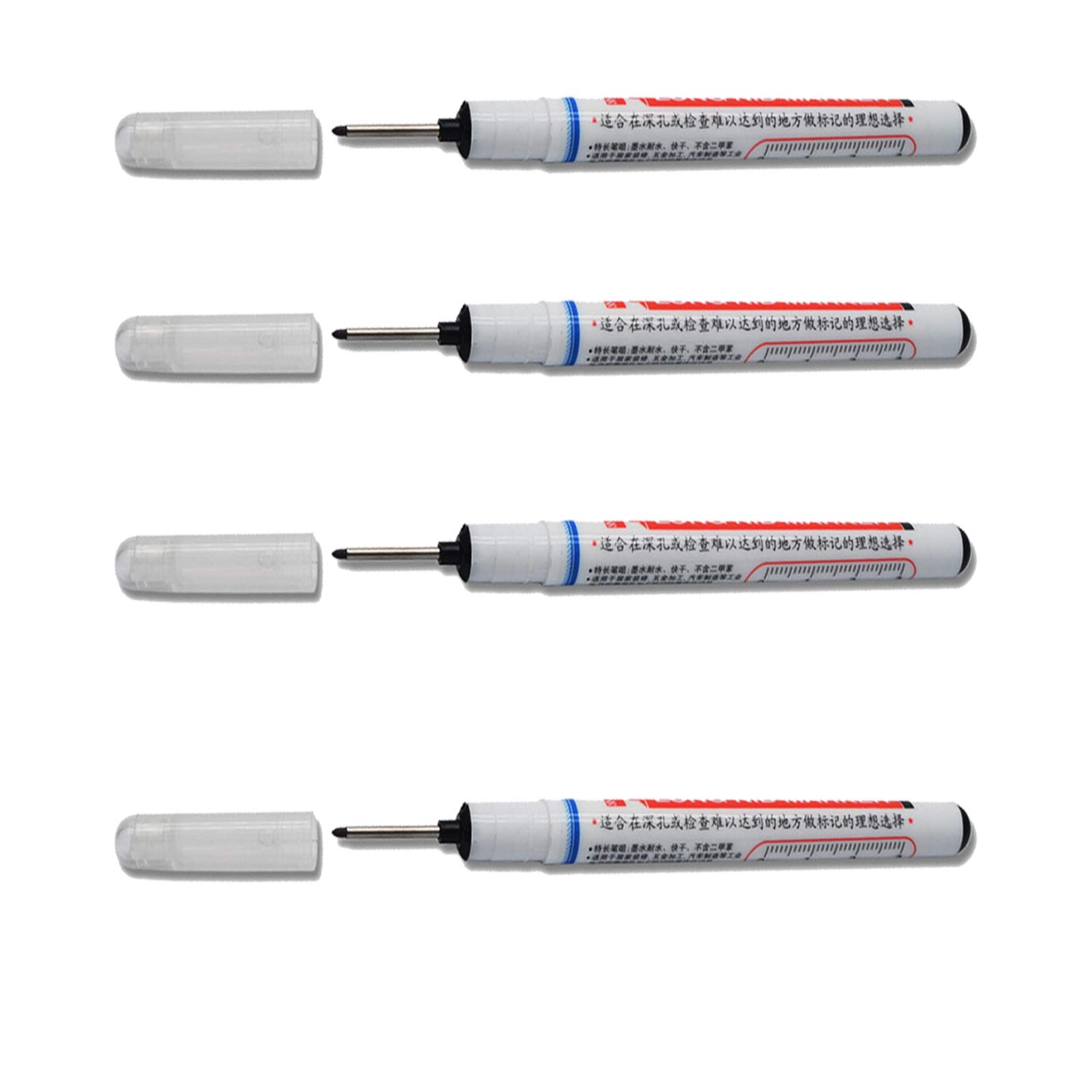TopHomer Borehole Marker for Permanent Marking of Hard To Reach Areas Blue (4 Pieces)