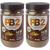 The Original PB2 Powdered Peanut Butter with Cocoa 454 g Pack of 2, 90% Less Fat, Plant-Based Protein, Gluten-Free & Non-GMO