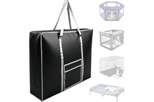 AIFLAG All-in-One Pet Travel Bag, Primary Use for Dog Crates, Also Stores Playpens, Dog Beds & Cat Trees, Heavy-Duty Zippered Carry All for Vacation & Camping