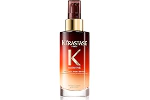 KERASTASE Nutritive 8HR Magic Night Hair Serum | Overnight Beauty Sleep Nourishing Serum | Deeply Conditions From Nutrients Lost | Reduces Tangles & Prevents Frizz | For All Hair Types | 3.04 Fl Oz