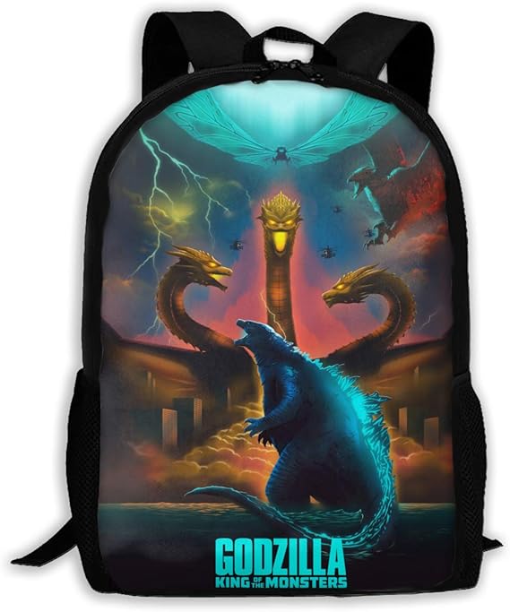 godzilla book bag